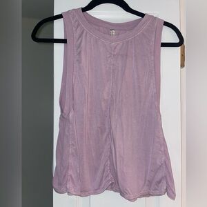 Free People Lavender Tank Top – Sleeveless Flowy Tee – Women’s XS